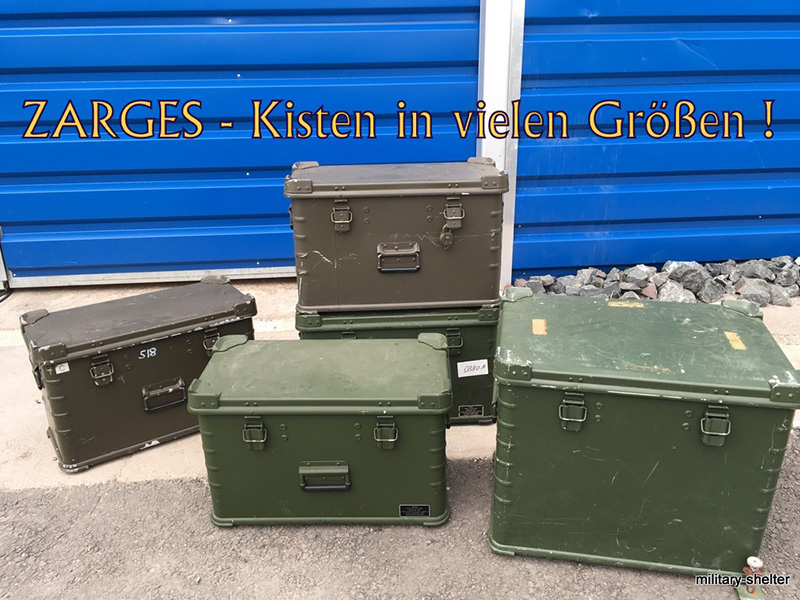 Halterung für Zarges A10 Kiste Box Bundeswehr Shelter Dornier Zeppelin Kabine 